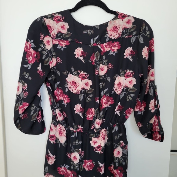 Flower Pattern Midi Dress - Picture 3 of 4